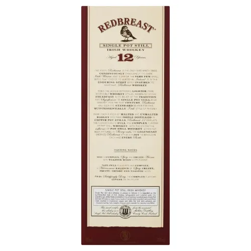 Picture of Redbreast 12yo Irish Whiskey 700ml