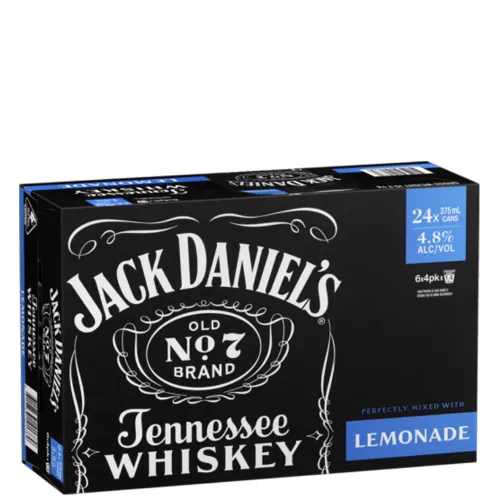 Picture of Jack Daniel's Whiskey & Lemonade 4.8% 24 x 375ml Cans