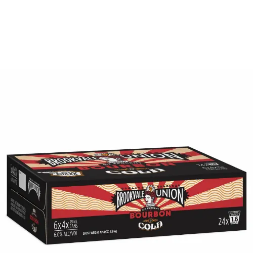 Picture of Brookvale Union Bourbon & Cola 6% 330ml