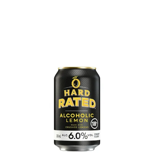 Picture of Hard Rated Lemon 6% 3x10 330ml Cans