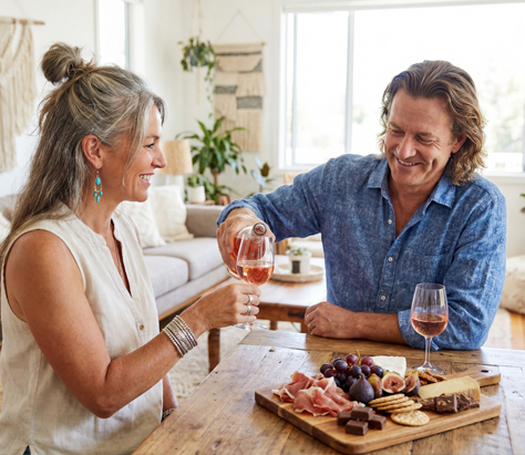 Celebrate With Rose Wine