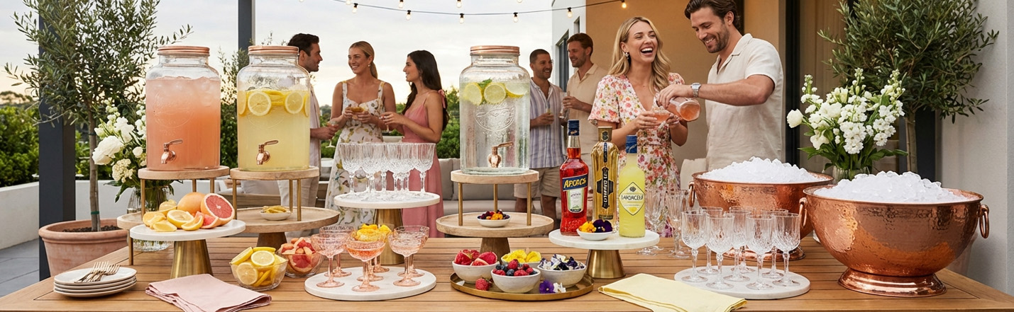 Styling A Drink Station