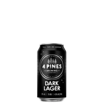 Picture of 4 Pines Brewing Dark Lager Cans 6 x 4 x 375ml
