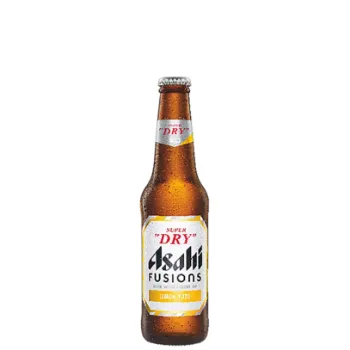 Picture of Asahi Fusions Lemon Yuzu Bottles 4 x 6 x 330ml