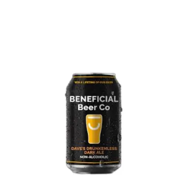 Picture of Beneficial Beer Co Dave's Drunkenless Dark Ale Non-Alc Cans 6 x 4 x 375ml