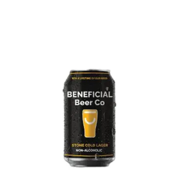 Picture of Beneficial Beer Co Stone Cold Lager Non-Alc Cans 6 x 4 x 375ml