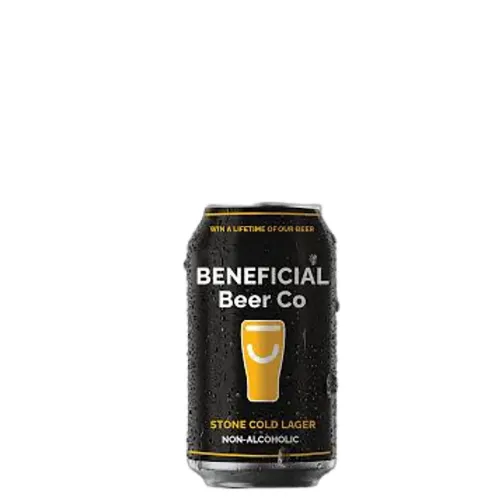 Picture of Beneficial Beer Co Stone Cold Lager Non-Alc Cans 6 x 4 x 375ml