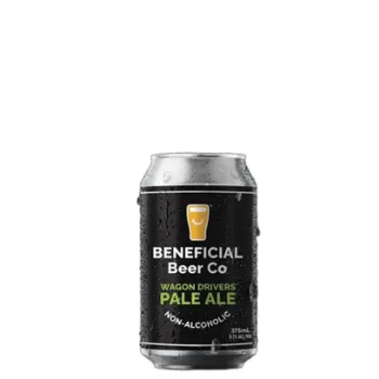 Picture of Beneficial Beer Co Wagon Drivers Pale Ale Non Alc Cans 6 x 4 x 375ml