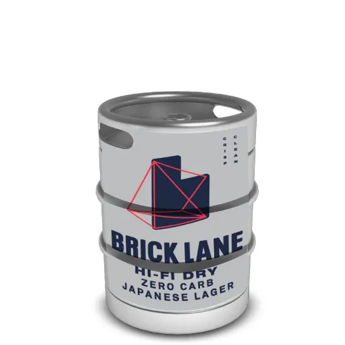 Picture of Brick Lane Hi Fi Dry Zero Carb Lager Keg 49.5L