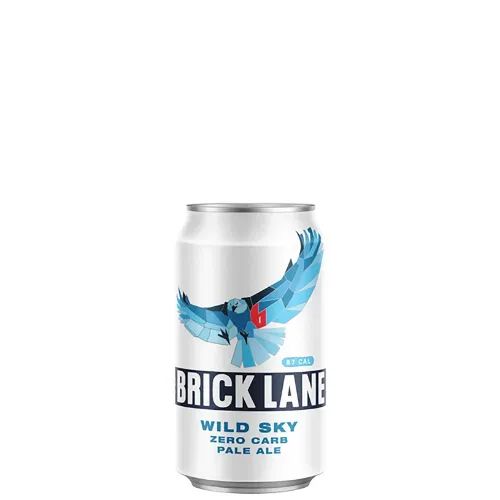 Picture of Brick Lane Wild Sky Zero Carb Pale Ale Cans 4 x 6 x 355ml