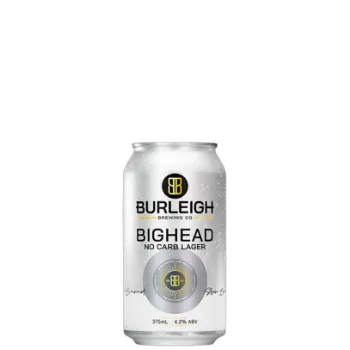 Picture of Burleigh Brewing Co Bighead No Carb Lager Cans 4 x 4 x 375ml