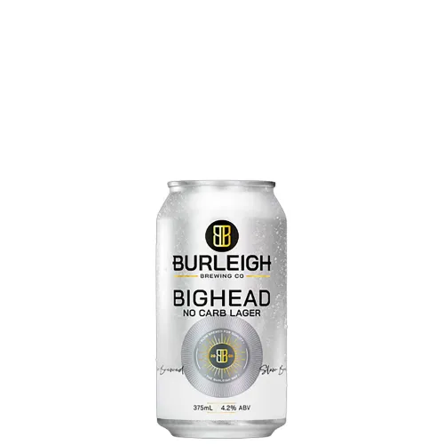 Picture of Burleigh Brewing Co Bighead No Carb Lager Cans 4 x 4 x 375ml