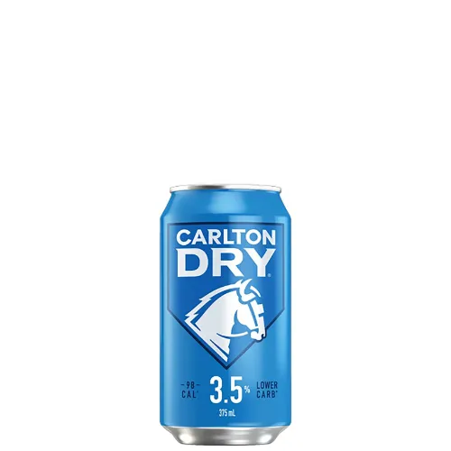 Picture of Carlton Dry 3.5% 30pk Cans 30 x 375ml