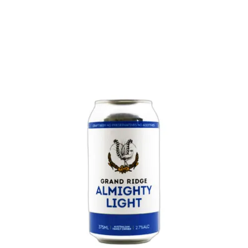Picture of Grand Ridge Almighty Light Cans 4 x 6 x 375ml