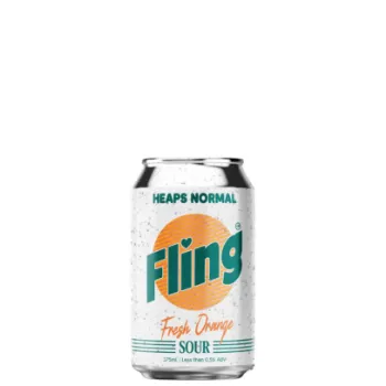 Picture of Heaps Normal Fling Fresh Orange Sour Cans 6 x 4 x 375ml