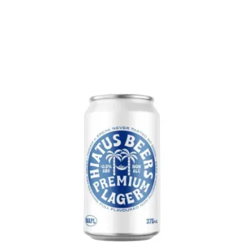 Picture of Hiatus Beer Non-Alcoholic Premium Lager Cans 6 x 4 x 375ml