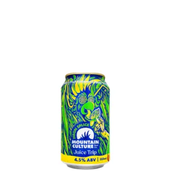 Picture of Mountain Culture Juice Trip Neon Splice Cans 4 x 4 x 355ml
