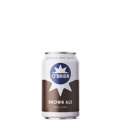 Picture of O'Brien Brown Ale Gluten Free Cans 4 x 6 x 375ml