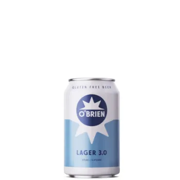Picture of O'Brien Lager 3.0 Gluten Free Cans 4 x 6 x 375ml