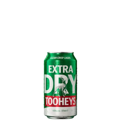 Picture of Tooheys Extra Dry 30pk Cans 30 x 375ml