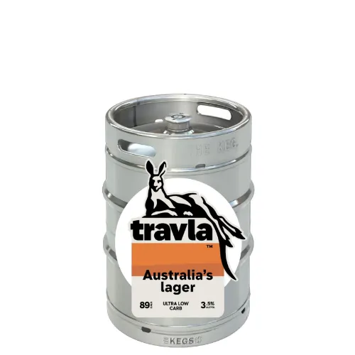 Picture of Travla Mid Strength Lager Keg 50L