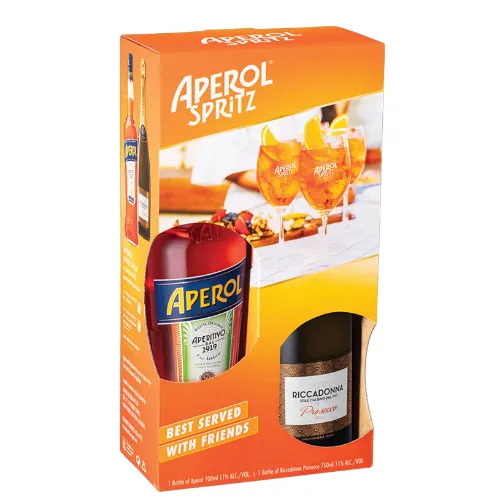 Picture of Aperol Spritz Pack (Aperol & Riccadonna Prosecco) 1.45L