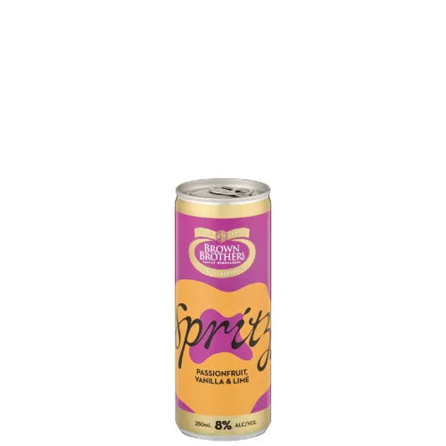 Picture of Brown Brothers Passionfruit Vanilla & Lime Spritz Cans 250ml