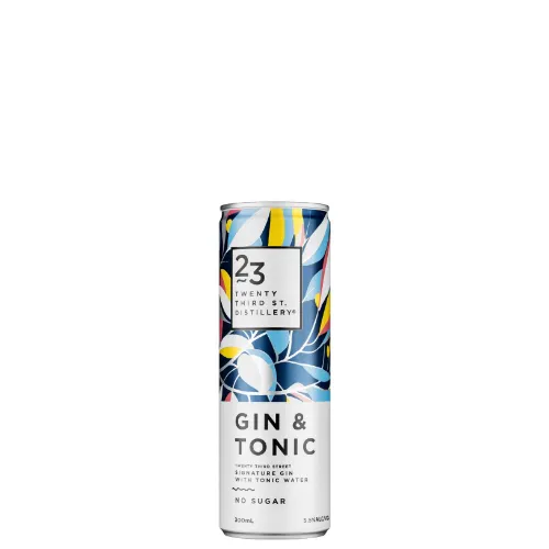Picture of 23rd Street Signature Gin & Tonic Cans 300ml