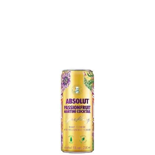 Picture of Absolut Passionfruit Martini Cans 250ml