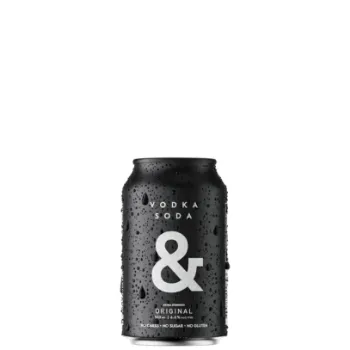 Picture of Ampersand Vodka & Soda Black Cans 330ml