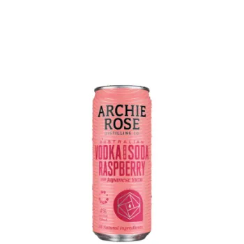 Picture of Archie Rose Australian Vodka Soda Raspberry with Japanese Yuzu Cans 330ml