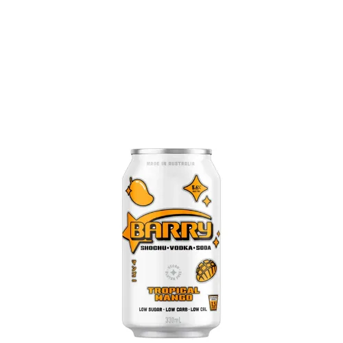 Picture of Barry Tropical Mango Cans 330ml