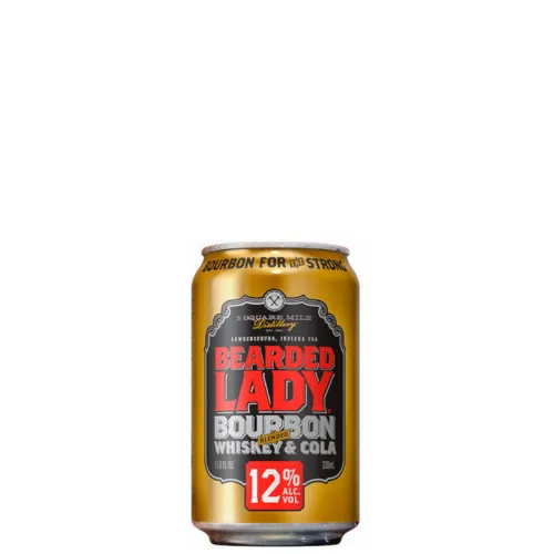 Picture of Bearded Lady Bourbon & Cola Cans 330ml