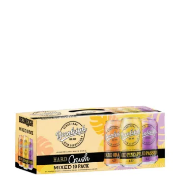 Picture of Beenleigh White Rum Hard Crush Mixed Orange Pineapple Passionfruit Cans 375ml