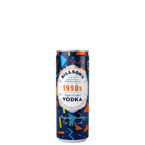 Picture of Billson's Vodka & 1990's Cans 355ml