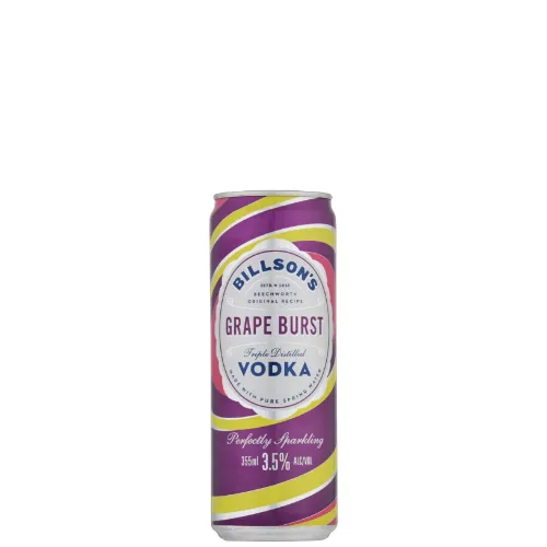 Picture of Billson's Vodka & Grape Burst Cans 355ml