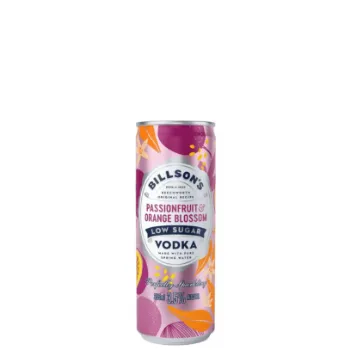Picture of Billson's Vodka & Passionfruit & Orange Blossom Low Sugar Cans 355ml