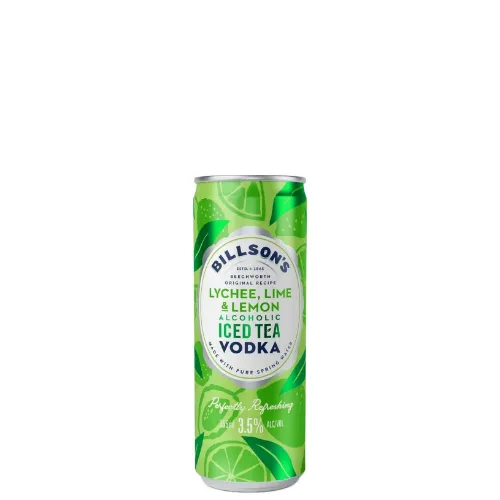 Picture of Billson's Vodka Iced Tea & Lychee Lime & Lemon Cans 355ml
