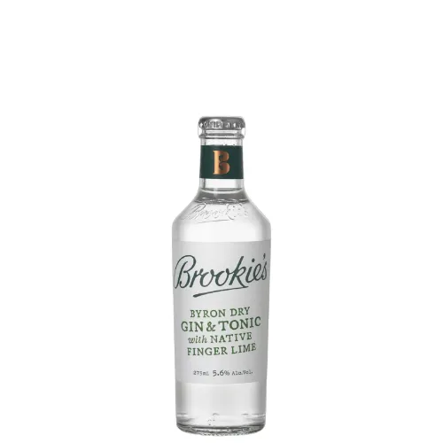 Picture of Brookie's Dry Gin & Tonic Bottles 275ml
