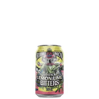 Picture of Brookvale Union Vodka Lemon Lime Bitters Cans 330ml