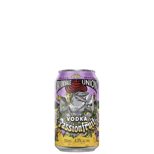 Picture of Brookvale Union Vodka Passionfruit Cans 330ml