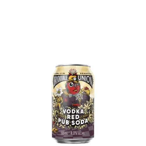 Picture of Brookvale Union Vodka Red Pub Soda Cans 330ml