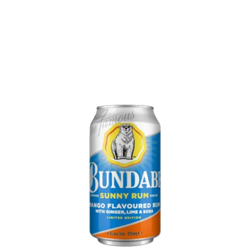 Picture of Bundaberg Mango Rum Lime & Ginger Cans 375ml