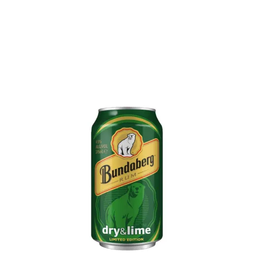 Picture of Bundaberg Rum Dry & Lime Cans 375ml