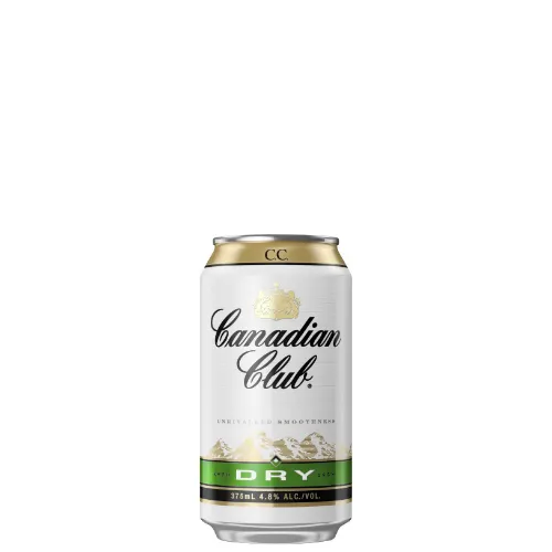 Picture of Canadian Club Whisky & Dry Cube Cans 375ml