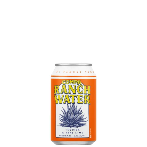Picture of Compa Ranch Water Tequila Pine Lime Cans 330ml