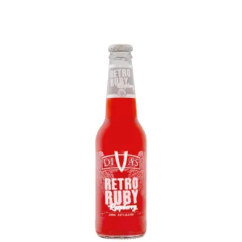 Picture of Divas Gems Retro Ruby Raspberry Bottles 330ml