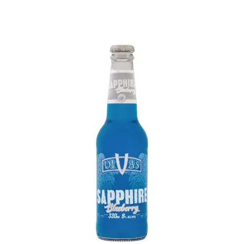 Picture of Divas Gems Sapphire Blueberry Bottles 330ml