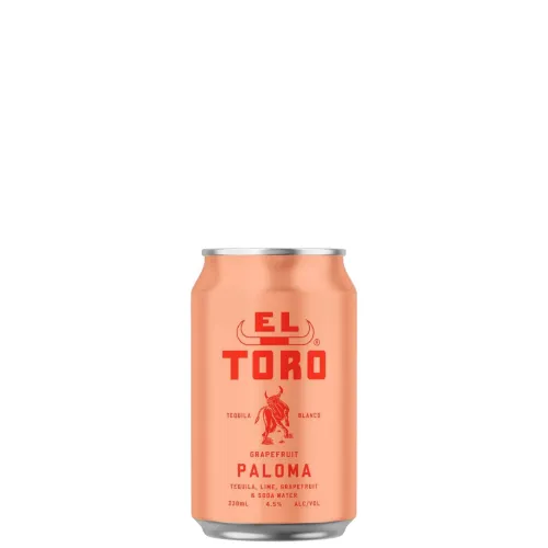Picture of El Toro Grapefruit Paloma Cans 330ml