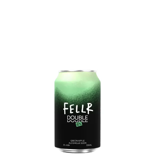 Picture of Fellr Double Alcoholic Soda Green Apple Cans 330ml